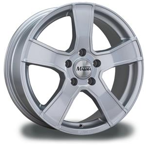 Magma Aluminium velg 15 inch  Tezzo 5x100 6,5J ET35, Kleur Zilver