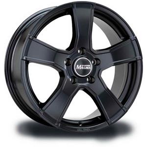 Magma Aluminium velg 15 inch  Tezzo 5x114,3 6,5J ET45, Kleur Zwart Matt
