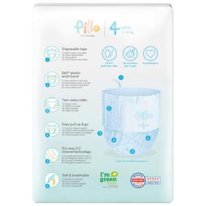 Pillo Luierbroekjes 132 st 9-14 kg maat 4