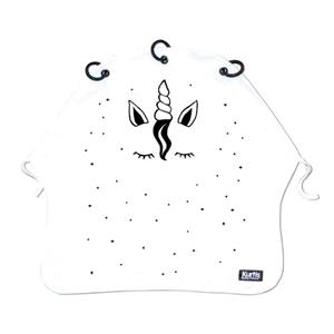 Kurtis cover Cuddles - Unicorn - Black & White