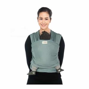 Babylonia draagdoek Tricot-Slen Organic silver blue
