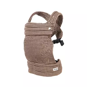 Kiddly Draagzak Houndstooth Brown