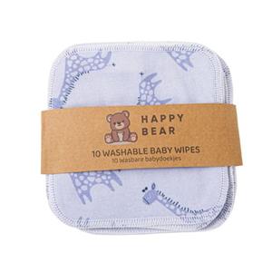 Babybum HappyBear Billendoekjes - Set van 10 - Blue Giraffe