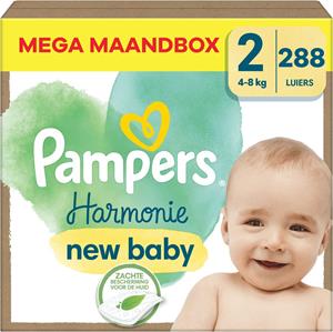 Pampers  Harmonie - Maat 2 - Mega Maandbox - 288 stuks - 4/8 KG