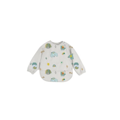 The cotton cloud Slabbetje lange mouw Funky Dogs