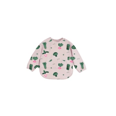 The cotton cloud Slabbetje met lange mouwen Veggie Pals