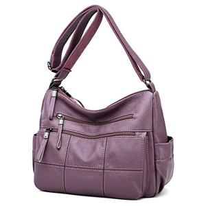 Yogodlns Designer Luxe dameshandtassen Vrouwelijke crossbodytassen voor dames Feminina Bolsa lederen schoudertas 30*16*24cm zwart