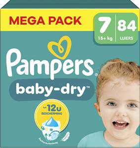 Pampers  Baby Dry - Maat 7 - Mega Pack - 84 stuks - 15+ KG