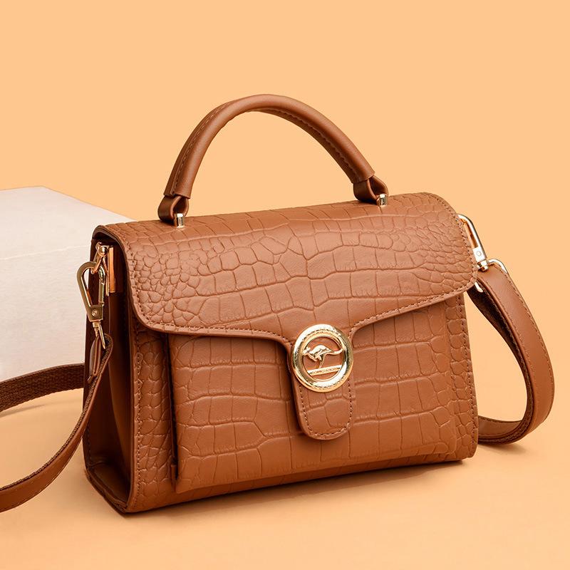 Sports Trend Bag Tas Crossbody Tas Dames Mode Alligator Print Dames Handtas Schoudertas zwart