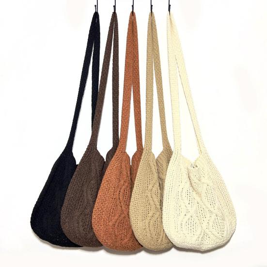 Bag Accessorries Stijlvolle dames schoudertas Twist Patroon Collocatie zwart