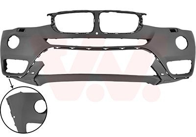 Bmw Voorbumper In Primer