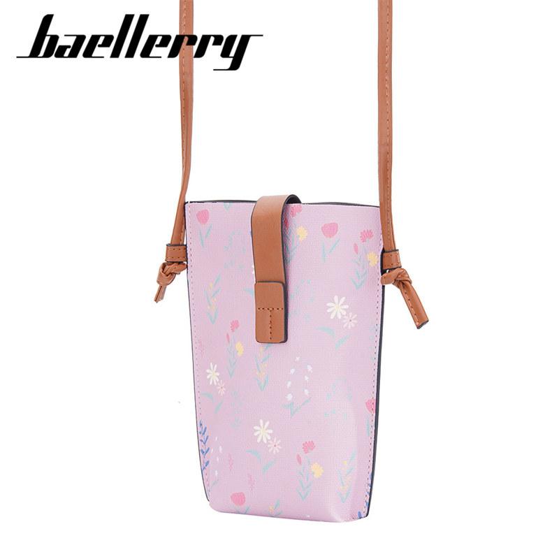 Baellerry Dames Schoudertassen Kunstleer Mode Telefoontas voor Dames Portemonnee GZW 18*13*4cm roze