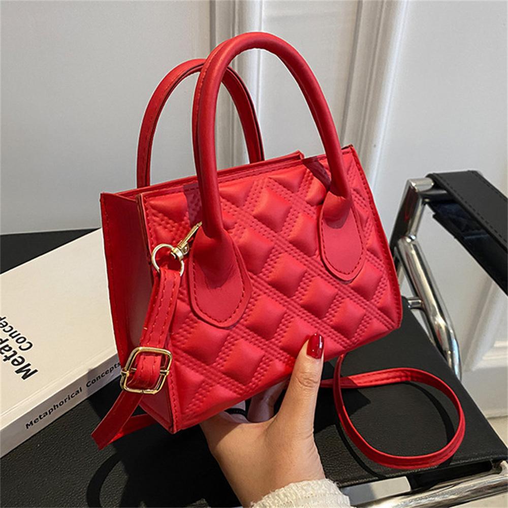 Dream shoe edge Dames Crossbody Tas Kleine Vierkante Schoudertas Textuur Tas Mode Eenvoudige Vrouwelijke Persoonlijkheid Handtas Casual Portemonnee Clutches zwart