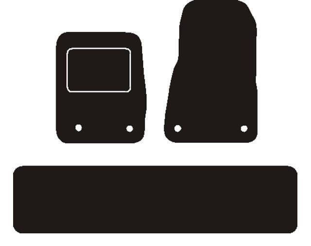 Ford Automatten passend voor  Transit Custom dubbele cabine 320 L2H1 Sport 2021 -