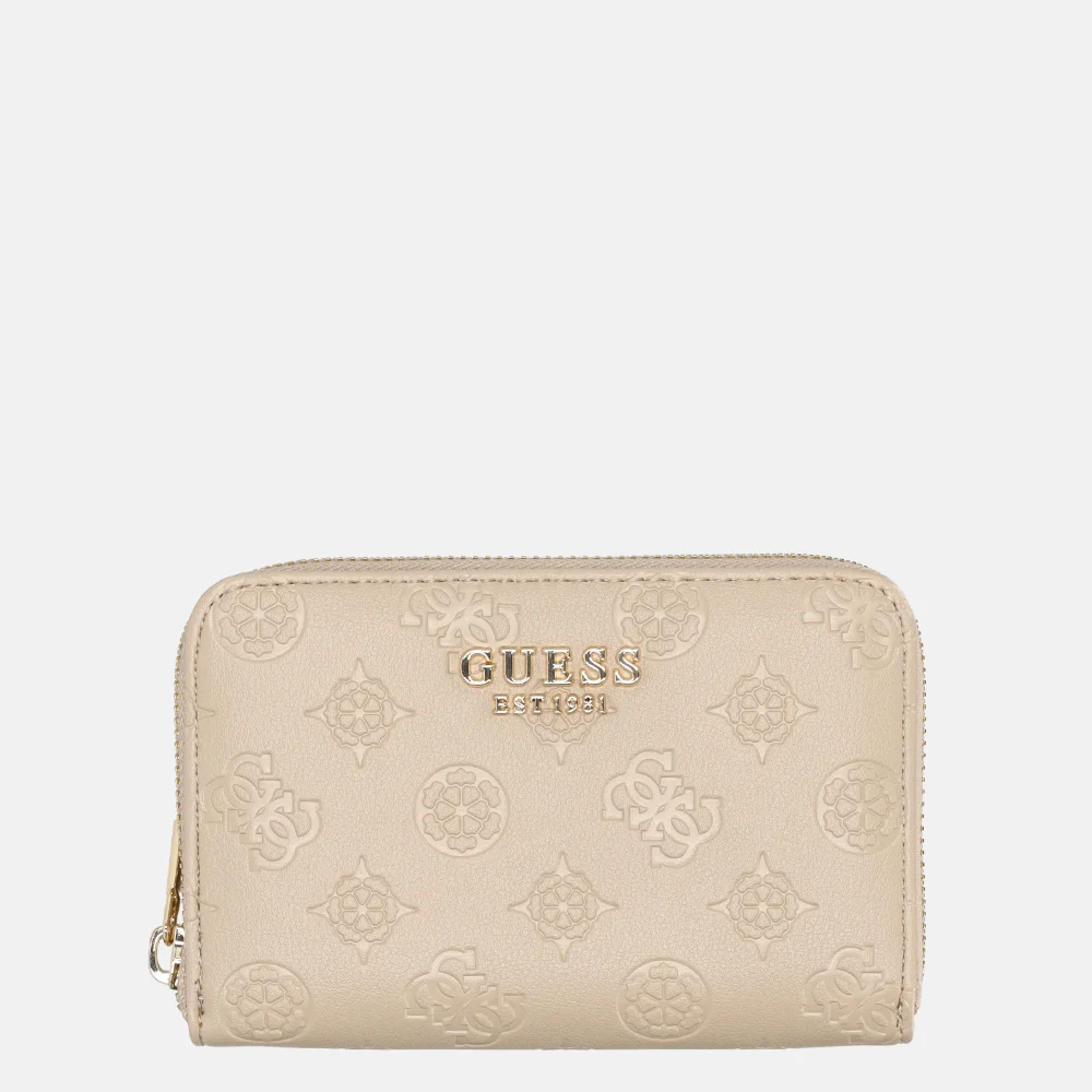 Guess Phoebe portemonnee M simply taupe logo
