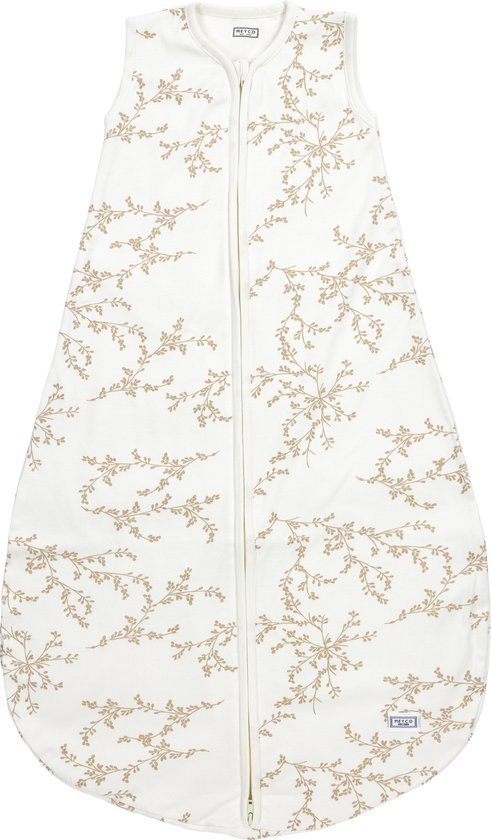 Meyco Baby Branches baby zomerslaapzak rond - sand - 98cm - 0.5 TOG