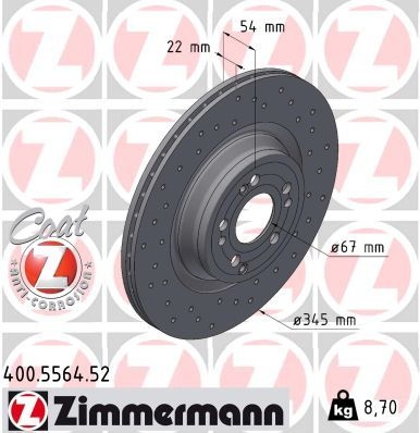 Mercedes-Benz Remschijf SPORT REMSCHIJF COAT Z