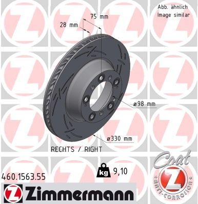 Porsche Remschijf BLACK Z