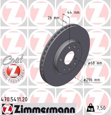 Renault Remschijf COAT Z