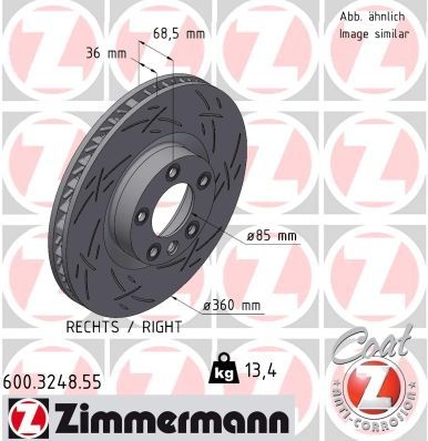 Porsche Remschijf BLACK Z