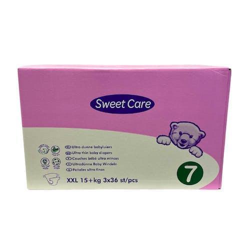 Sweetcare luiers 7 xxl 15 kg 108st