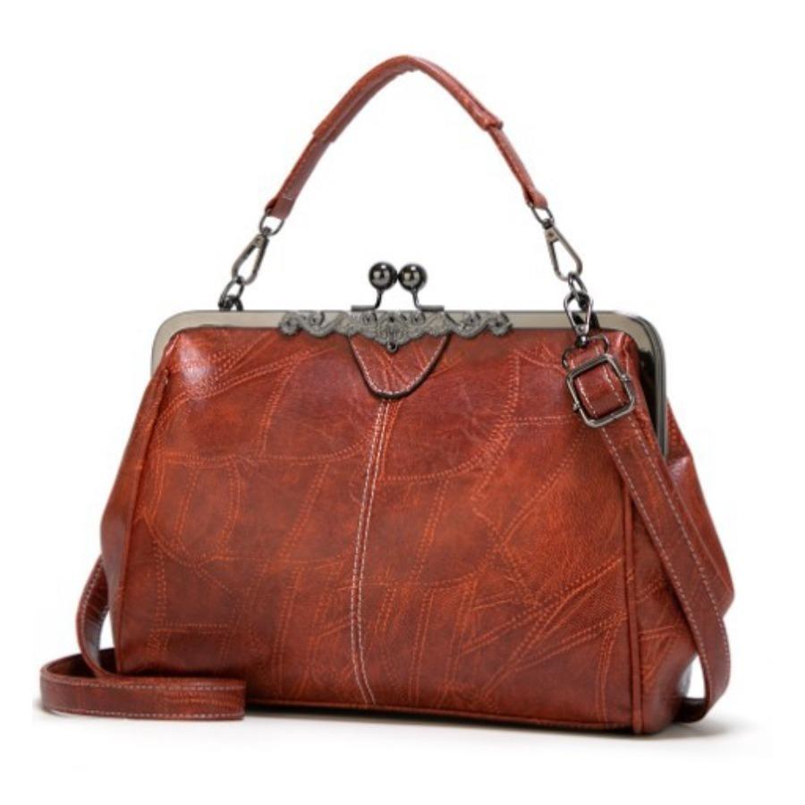Your favorite bag Damestas Nieuwe mode Retro handtas Clip Bag Eén schouder Crossbody tas zwart