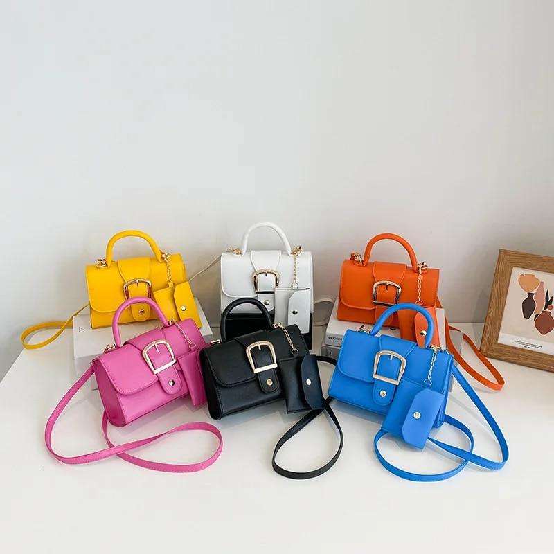 Enjoytime H Stijlvolle kleine handtassen en portemonnees Schoudertassen voor dames Casual flap Crossbody-tassen Tassen met handgreep aan de bovenkant rood