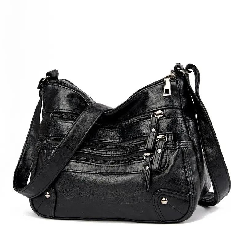 Exotic Tassen voor vrouwen 2023 Nieuwe luxe handtassen Veel zakken Grote crossbodytassen Pu-leer Hoge capaciteit damestassen Designerhandtassen grijs