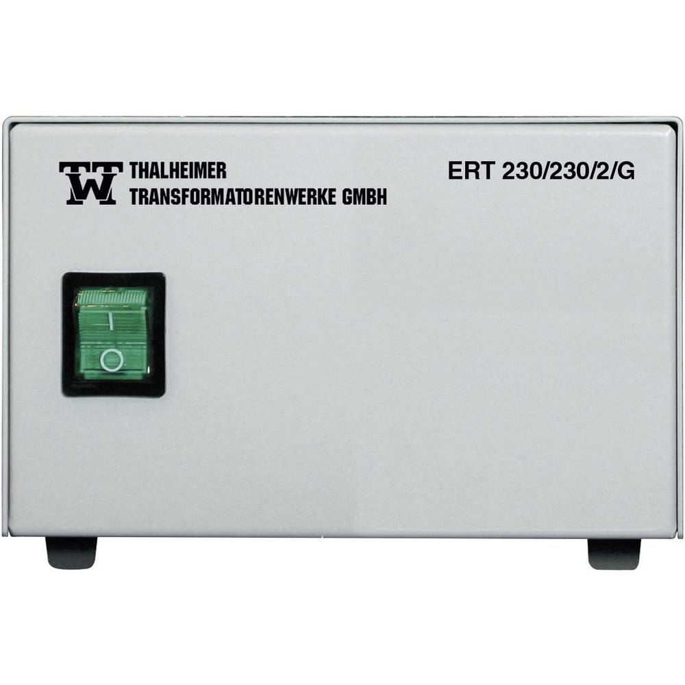 ERT 230/230/1G Lab-scheidingstrafo, vaste spanning 230 VA Aantal uitgangen: 4 x 230 V/AC
