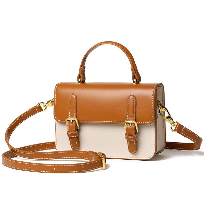 Your favorite bag 2023 Damestassen Lente Zomer Nieuwe Mode Schoudertas Kleine Handtas Messenger Bag PU Leer Vrouwelijke Crossbody Tas bruin