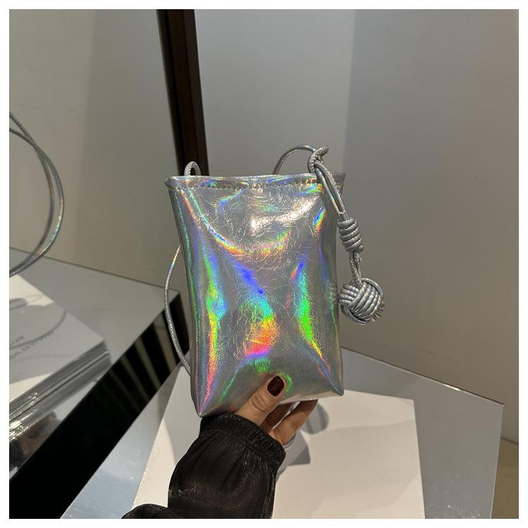 Framont Fashion House Nieuwe trend zomer enkele schouder zomermodellen op de nieuwe buitenlandse stijl laser persoonlijkheid messenger mobiele telefoon kleine vierkante tas vrouwen