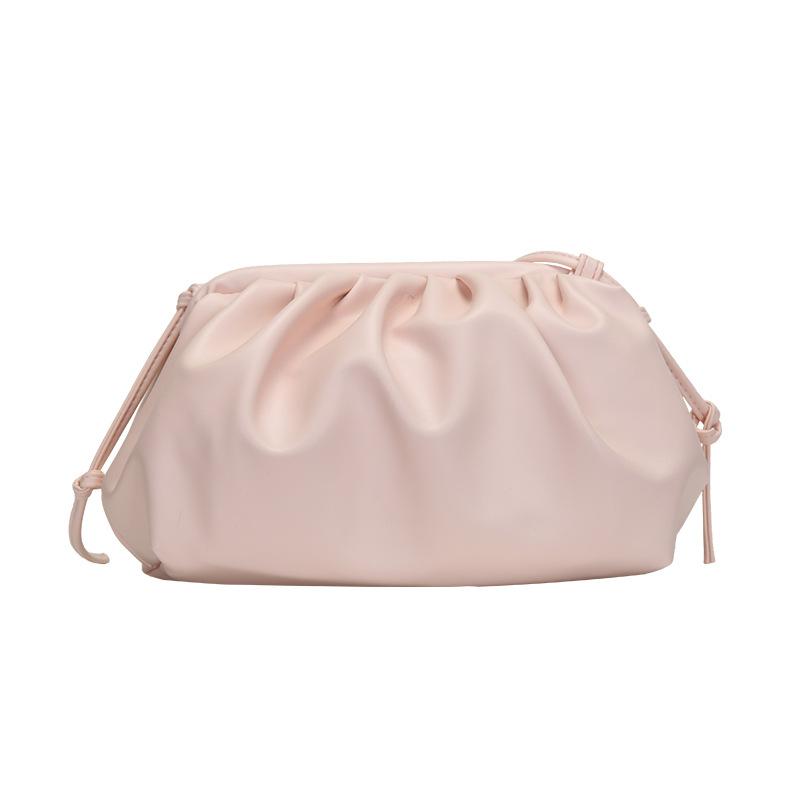 Sports Trend Bag Dames Party Crossbody Tas PU-leer Enkele schouder Cloud Bag Knoedeltas Messenger Bag Zacht Eenvoudige mode