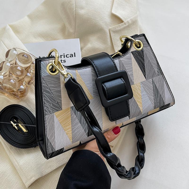 Sports bag Dames schoudertas onder de arm zomer nieuwe contrasterende kleur kleine crossbody tas