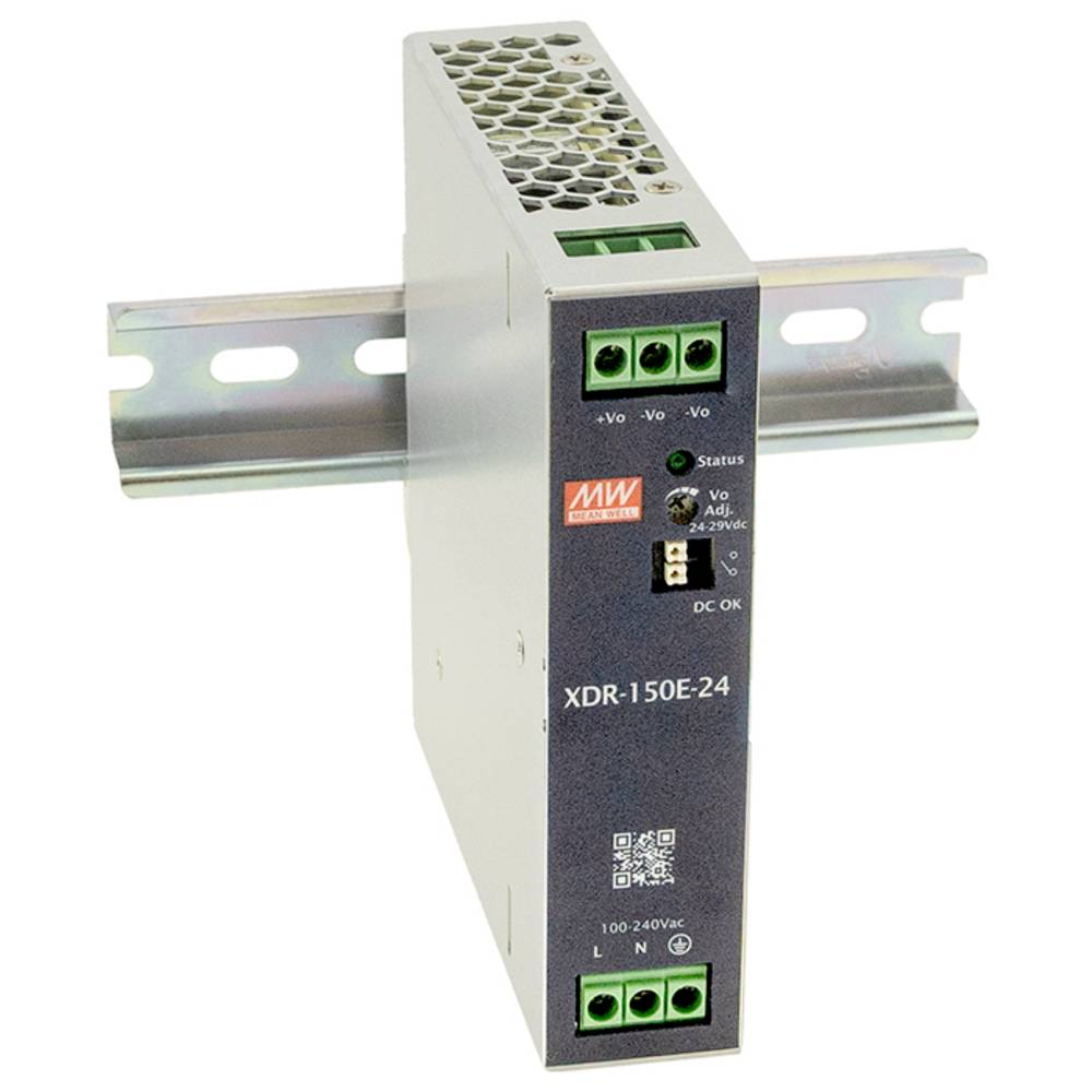 MW Mean Well MEAN WELL XDR-150E-48 DIN-rail netvoeding 48 V 3.25 A 156 W Inhoud 1 stuk(s)
