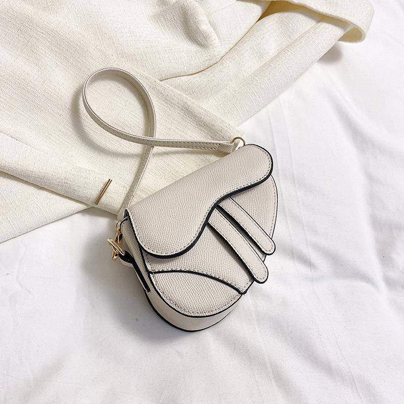 The Two 2023 New Women's Mini Saddle Bag - Stylish French Fashion Crossbody Triangle Handbag