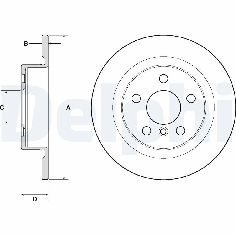 Bmw Jeu De 2 Disques De Frein Peints