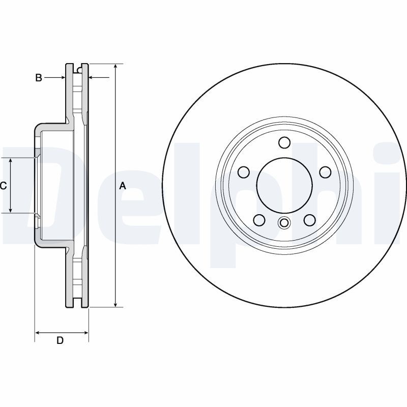 Bmw Disque De Frein Peint Unitaire