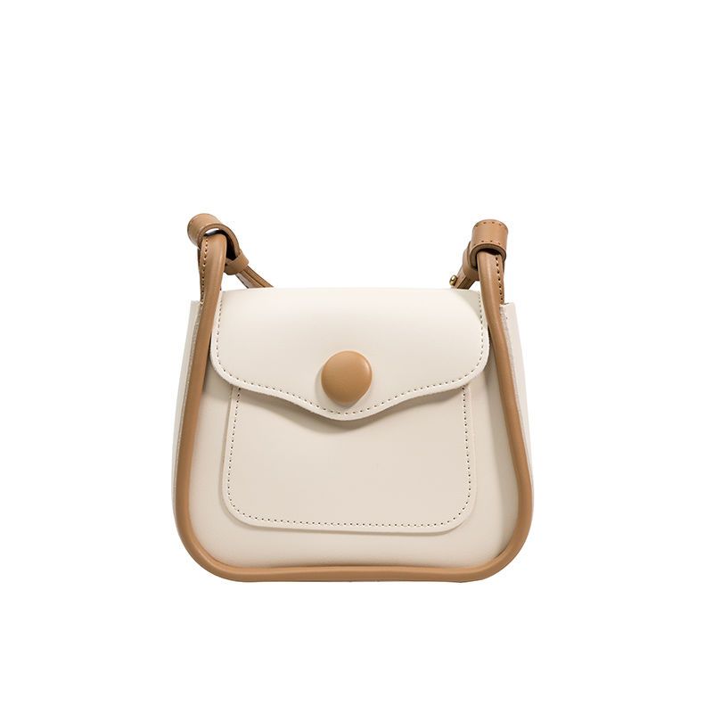 WTEMPO Tas Vrouwelijke Zomer Mode Koreaans Niche Ontwerp Handtas Enkele Schouder Crossbody Kleine Vierkante Tas One size wit