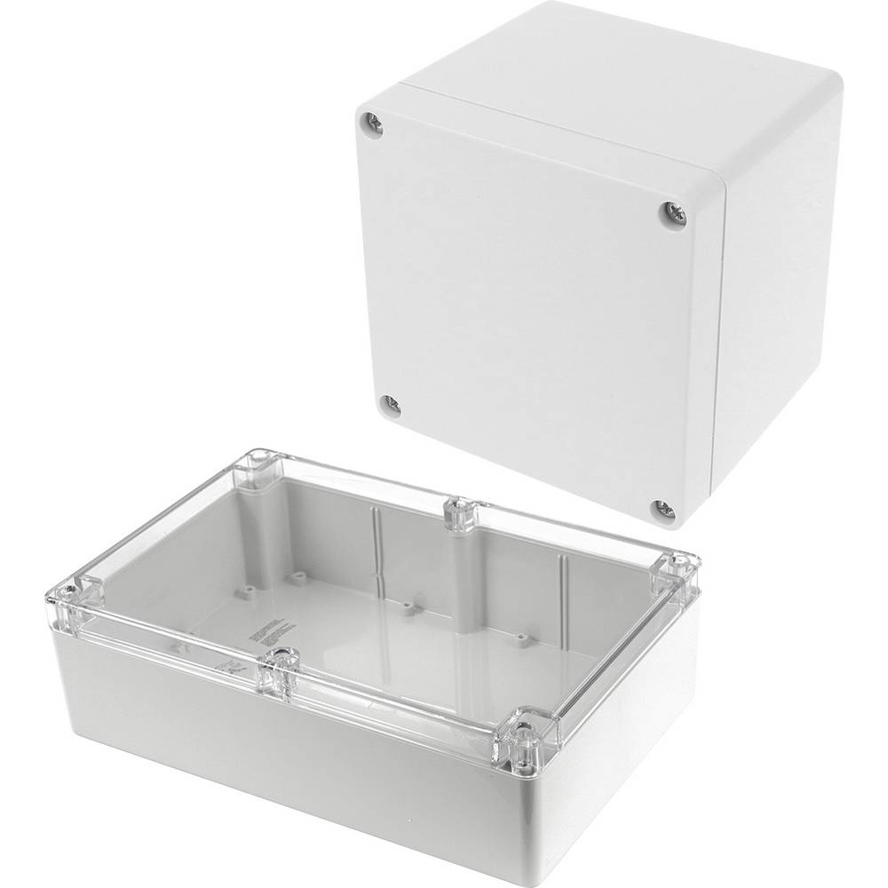 Hammond Electronics 1554RL2GYCL Behuizing 160 x 160 x 45 Polycarbonaat Lichtgrijs 1 stuk(s)