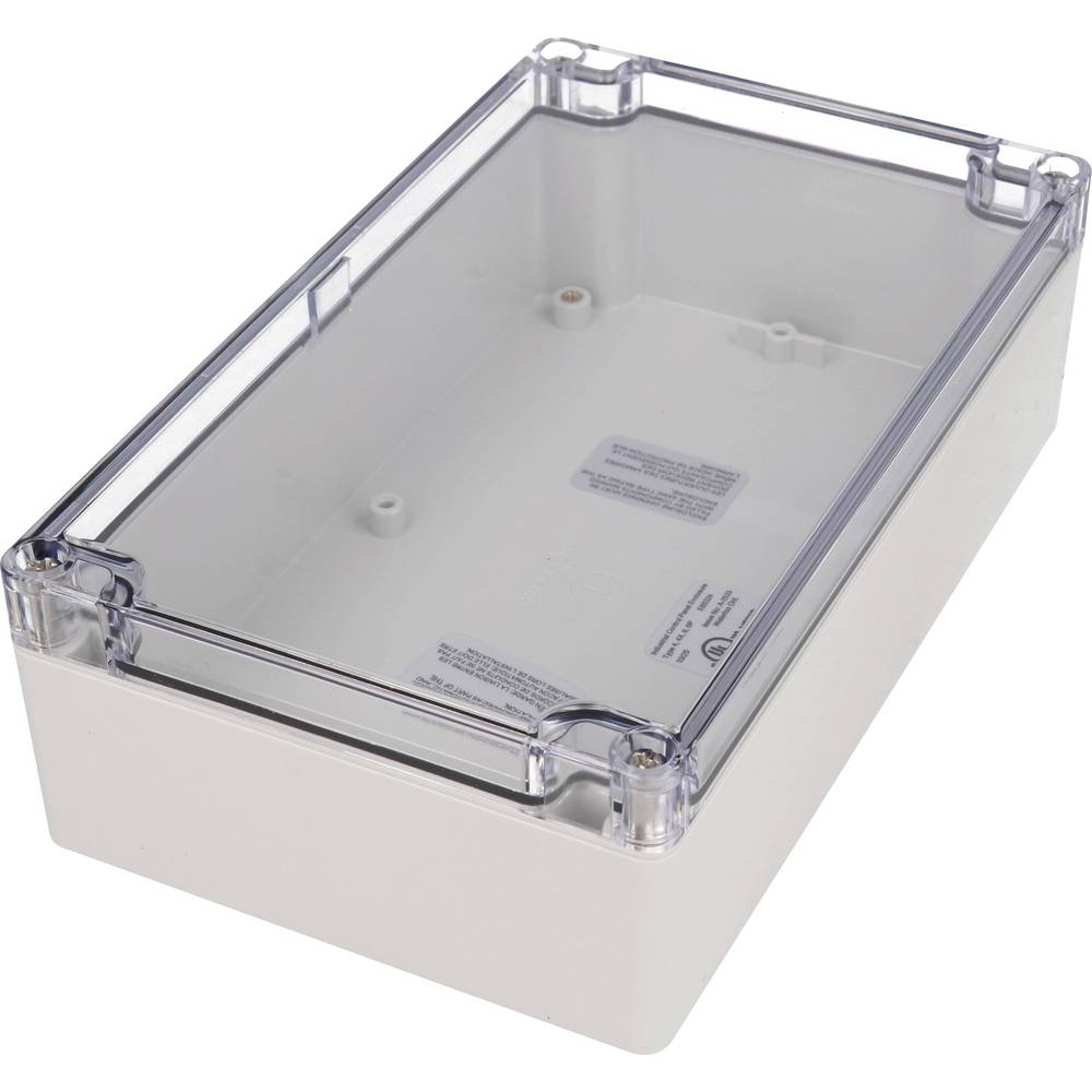 Hammond Electronics 1554UA2GY Behuizing 201 x 119 x 60 Polycarbonaat Lichtgrijs 1 stuk(s)