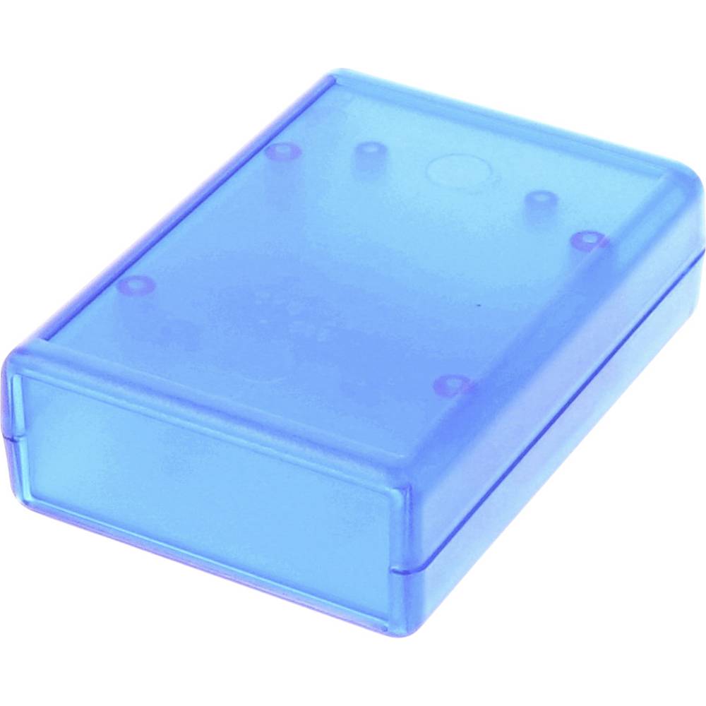 Hammond Electronics 1593ARTBU Universele behuizing 75 x 74 x 27 ABS kunststof Blauw (transparant) 1 stuk(s)