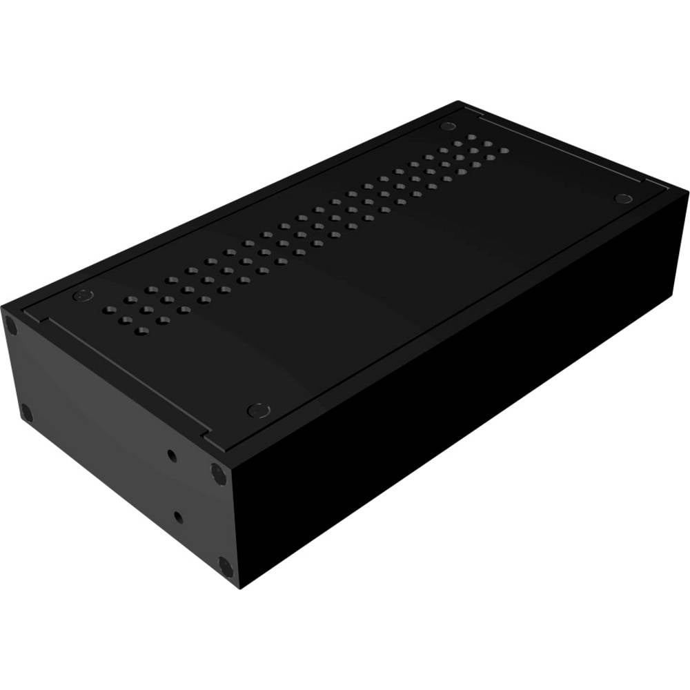 Hammond Electronics RM5U1913VBK Tafelbehuizing 222 x 422 x 330 Aluminium Zwart 1 stuk(s)