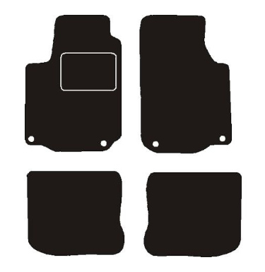 Volkswagen Automatten passend voor  Golf IV 2001 - 2006