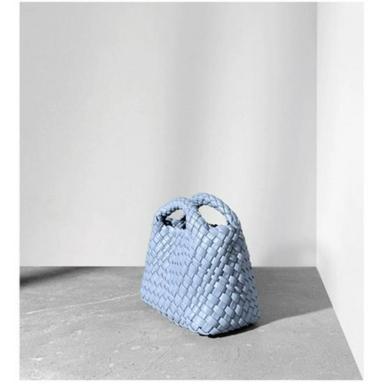 VantaGoods Dames chique echt leren geweven handtas: Veelzijdige schouder- en crossbodytas voor moeder en kind