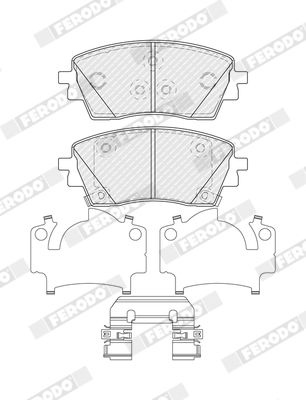 Hyundai Remblokkenset, schijfrem