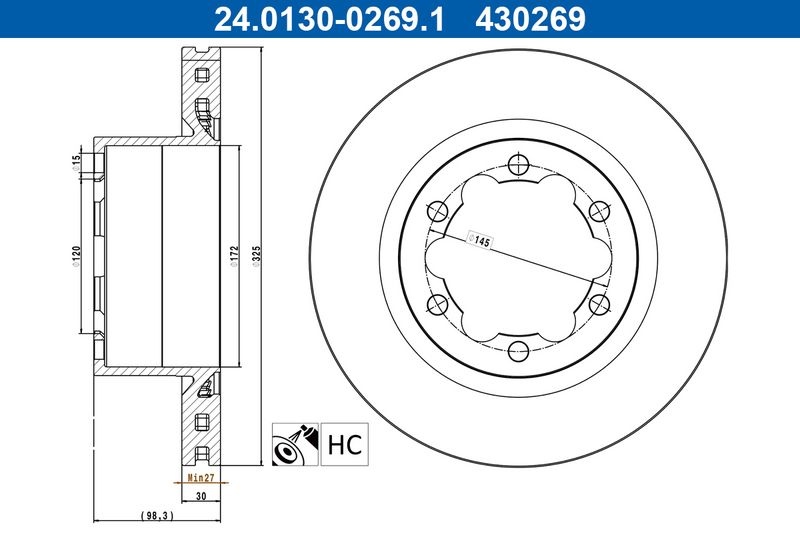 Volkswagen Remschijf