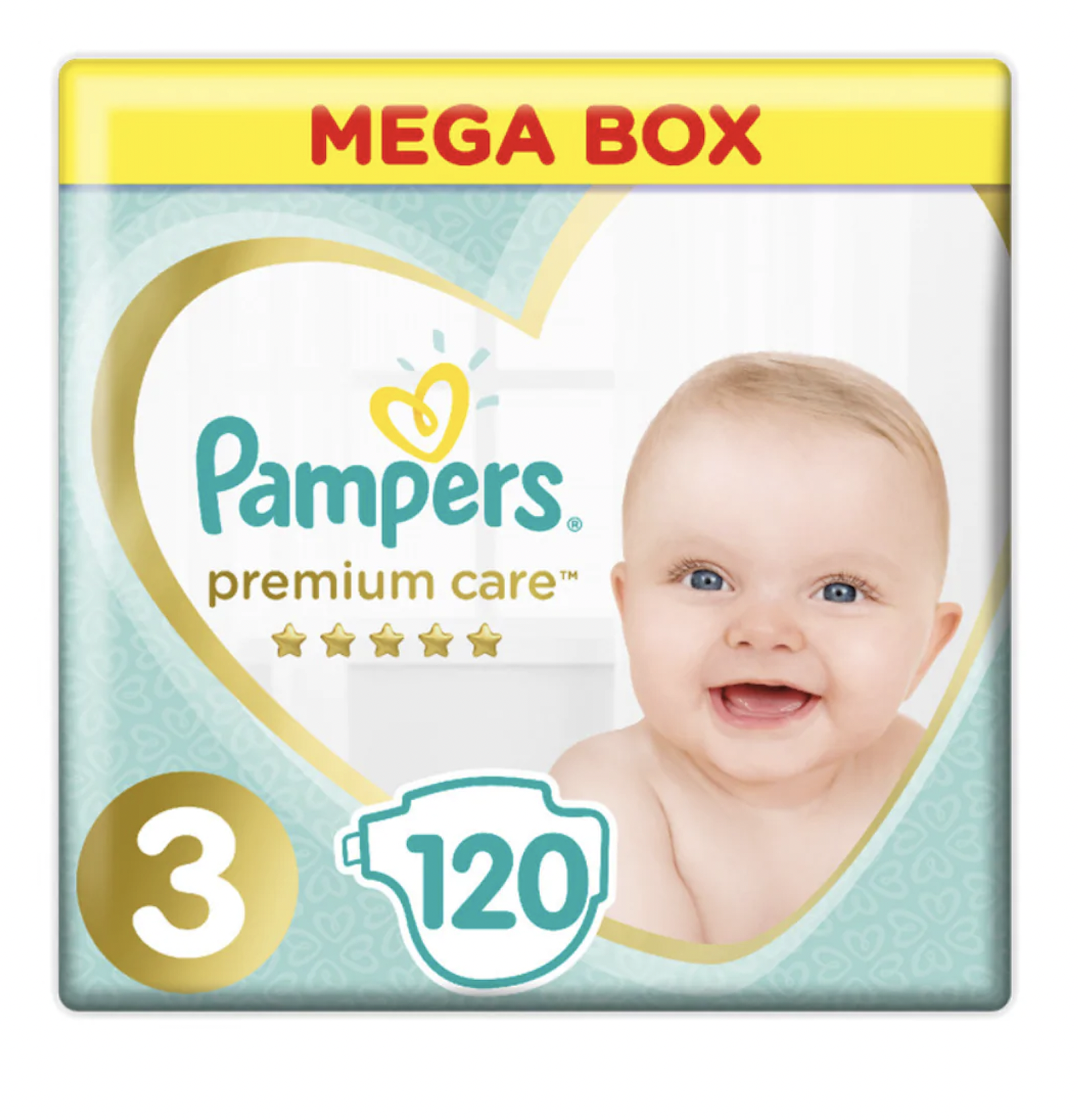 Pampers  Premium Care - Maat 3 - Mega Pack - 120 luiers