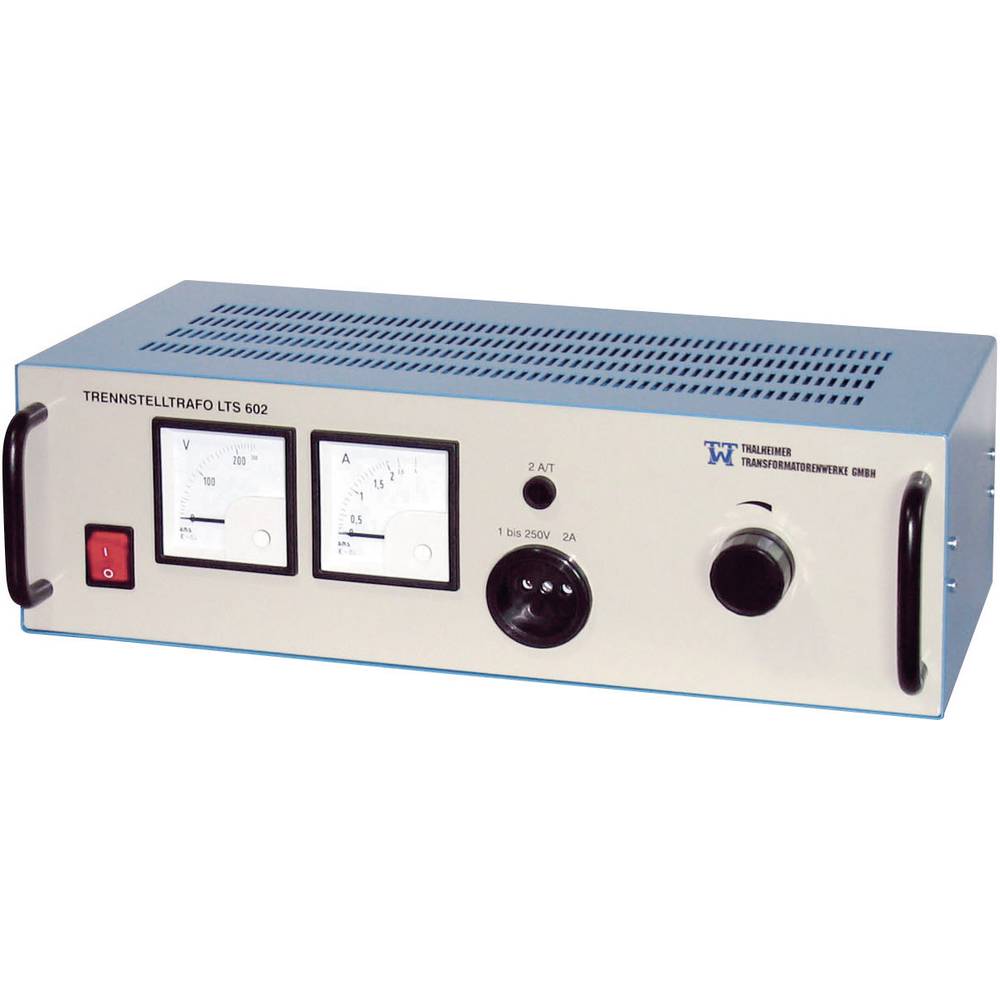 LTS 602 Lab-scheidingstrafo, instelbaar 500 VA Aantal uitgangen: 1 x 2 - 250 V/AC