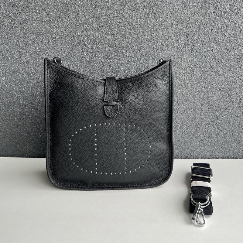 Purple Rose Nieuwe Echte Lederen Toplaag Koeienhuid Lychee Patroon Heren- en Dames Universele Holle Crossbody Tas Echte Lederen Dames Tas 32x10.5x31.5cm zwart