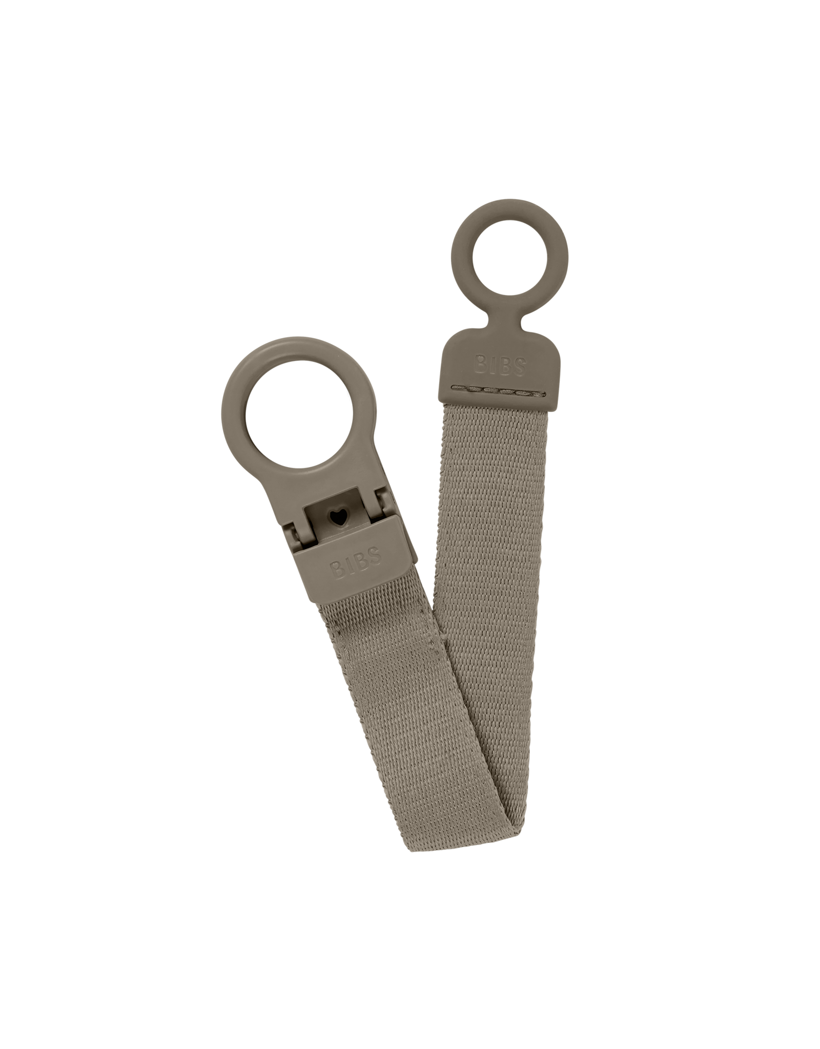 Bibs – Clip Loop - Fopspeenkoord – Dark Oak – 0+ maanden